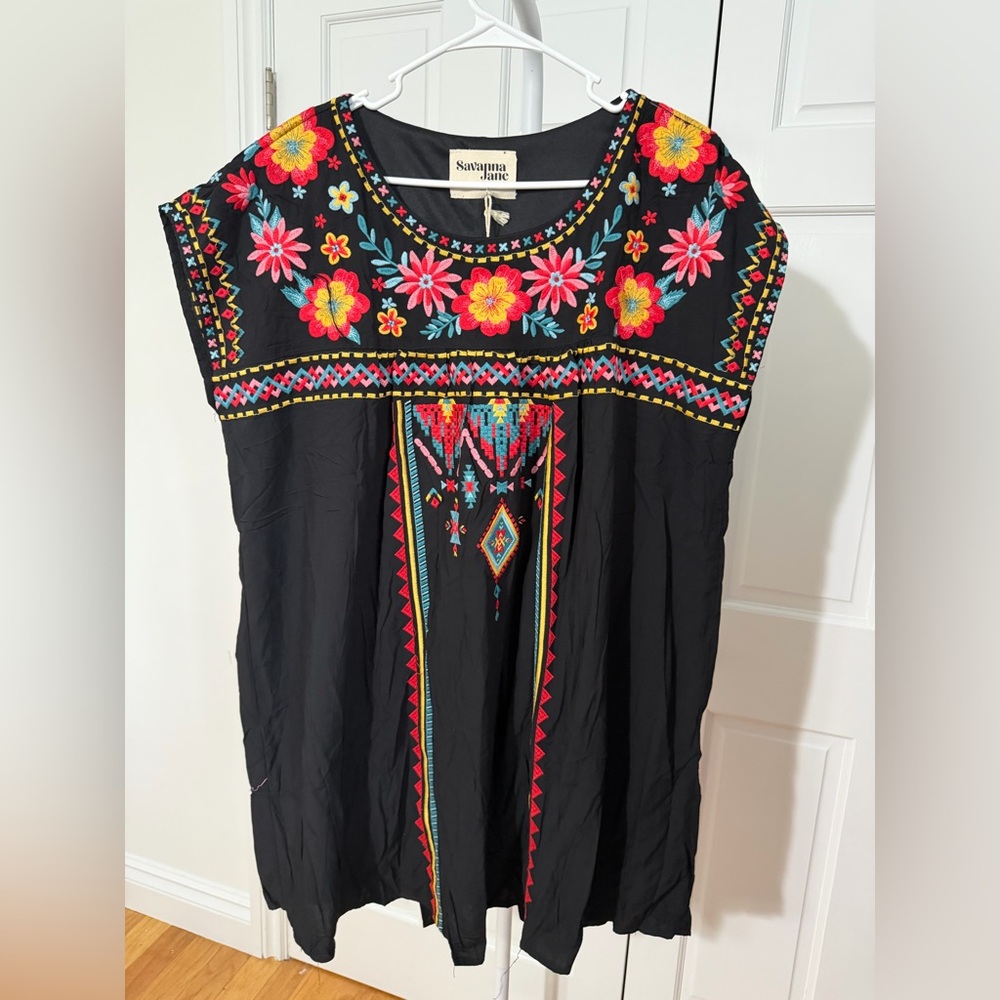 NWT Savannah Jane Embroidered Dress Size 1X - Picture 2 of 10